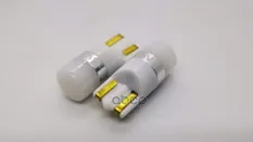 Лампа светодиодная 12V W5W 0.8W 85lm T10 6000K SVS LED 2 шт. DUOBOX Chip 3030, 1SMD, биполярные 0240433005 SVS арт. 0240433005