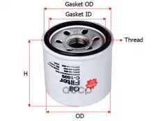 Фильтр масляный SAKURA C-1809 (B6Y114302A) Sakura арт. C1809