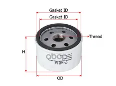 Фильтр масляный SAKURA C-2512 (M851139) Sakura арт. C2512