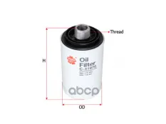 Фильтр масляный SAKURA C31070 (06H115403) Sakura арт. C31070