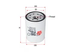 Фильтр масляный SAKURA C-1141 (9091503005) Sakura арт. C1141