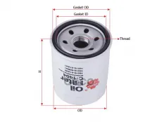 Фильтр масляный SAKURA C1404 (71742115) Sakura арт. C1404