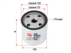 Фильтр масляный SAKURA C1514 (06 50 104) Sakura арт. C1514