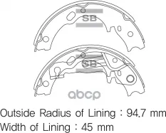 Тормозные колодки SANGSIN BRAKE SA159 (59822-5KA00) Sangsin brake арт. SA159