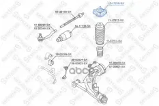 опора амортизатора переднего! Mazda CX-7/CX-9 Stellox арт. 1217219SX