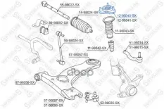 опора амортизатора переднего! Toyota Corolla CDE120/ZZE12# 01-02 Stellox арт. 1298040SX