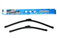щетки плоск. к-т! 600/24'+450/18',крючок 9 Citroen C3 02>, Renault Megane 02> Stellox арт. 201643SX