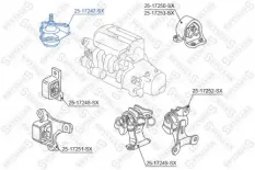 Опора двигателя R Stellox арт. 25-17247-SX