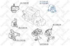 Подушка двигателя задняя Stellox арт. 25-17250-SX
