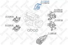 Опора двигателя (сзади) Stellox арт. 25-17291-SX