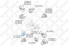 Подушка двигателя Stellox арт. 2517472SX