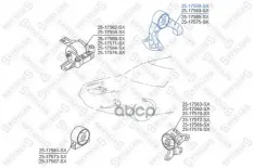Опора ДВС задняя Stellox арт. 25-17559-SX