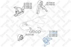 Опора двигателя левая CVT Stellox арт. 25-17563-SX
