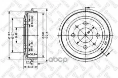 Барабан тормозной Fiat Brava/Bravo/Tipo/Tempra 1.1-1.9TD 88-95 Stellox арт. 60252309SX
