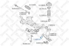 сайлентблок рычага передн.! Hyundai iX35 2WD 10> Stellox арт. 7700524SX