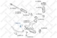 сайлентблок перенего рычага перед.! Subaru Legasy 04> Stellox арт. 7700405SX