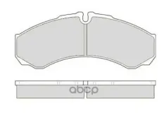 колодки дисковые STD ! 291210 без,165x66x18.3 с увел.ресурсомOmn Iveco Daily C/S-серия Stellox арт. 8501444SX