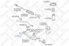сайлентблок рычага пер.! Hyundai Elantra/Lantra 90-95 Stellox арт. 8751022SX