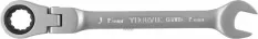 Ключ гаечный комбинированный трещоточный карданный, 15 мм THORVIK арт. CFRW15