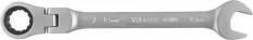 Ключ гаечный комбинированный трещоточный карданный, 19 мм THORVIK арт. CFRW19