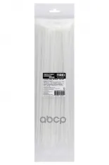 Хомуты-стяжки нейлоновые 4.8х350  бел. 100 шт. TIREI арт. zt48w3501