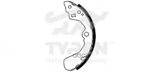 Колодки тормозные барабанные SUZUKI BALENO, DAIHATSU CHARADE III, SUBARU JUSTY II TYREN арт. TYR1414911
