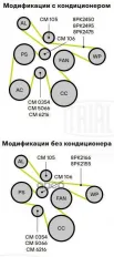 Ролик привод. ремня для а/м ГАЗель Next/Бизнес (Cummins ISF2.8) (опор.) верх. TRIALLI CM 105 Trialli арт. CM 105