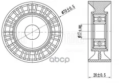 Ролик-натяжитель Trialli арт. CM5444