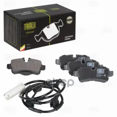 Колодки торм. для а/м Mini Cooper (06-)/Clubman (07-) диск. зад. (в компл. с датчиком) TRIALLI PF 4294 Trialli арт. PF 4294