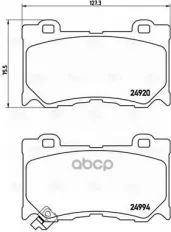 Колодки тормозные передние для а/м Infiniti FX (08-) G (07-) Q50 70 (13-) QX70 (13-) (PF 4306) Trialli арт. PF4306