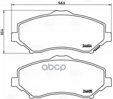 Колодки торм. для а/м Jeep Wrangler (07-)/Chrysler Voyager (07-) диск. перед. TRIALLI PF 4243 Trialli арт. PF 4243