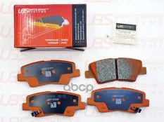 Тормозные колодки для HYUNDAI SOLARIS 10-/i30 11-/13-/i40 11-/KIA RIO 11-/12-/ GEELY ATLAS /CEED 12- UBS арт. b1103090