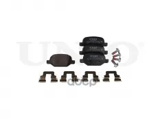 Колодки тормозные диск. задние Lada Granta 13-, Vesta 15-, Fiat Punto (188) 99- UNIO арт. BRP20045