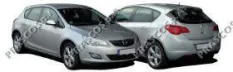 крыло! переднее правое с отверстием для лампы, 5 дверей Opel Astra J 09-11 Prasco арт. OP4163033