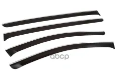 Дефлектор окон с хром. молдингом, 4 шт. Autofamily арт. CHROMEX.63019