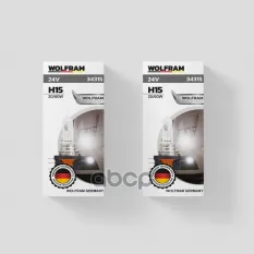 Лампа 24V H15 20/60W PGJ23t-1 WOLFRAM HALOGEN BULB 1 шт. картон 34315 WOLFRAM арт. 34315