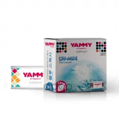Ароматизатор на панель приборов меловой (сквош голубой) 105г YAMMY Yammy арт. S017