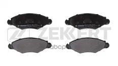 Колодки торм. диск. передн. Peugeot 206 98-  206 SW 02-  206+ 09- Zekkert арт. bs-1034