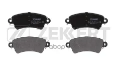 Колодки торм. диск. передн. Citroen Xsara 97-  Peugeot 206 00-  306 00- Zekkert арт. bs-1042