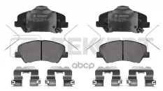 Колодки торм. диск. передн. Hyundai Solaris II 17-  I20 II 14-  Kia Rio IV 17-  Geely EC7 17- Zekkert арт. bs-1187