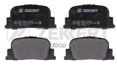 Колодки торм. диск. задн. Geely FC 06-  SC7 11-  Lifan Solano 08-  BYD F3 05-  Toyota Caldina (T240) Zekkert арт. bs-1865