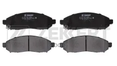 Колодки торм. диск. передн. Nissan Murano (Z50) 03-  Navara (D40) 05-  Pathfinder (R51) 05- Zekkert арт. bs-1226