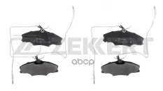 Колодки торм. диск. передн. с датчиком Peugeot 406 95- Zekkert арт. bs-2878