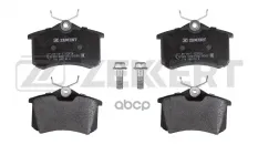 Колодки торм. диск. задн. с датчиком Seat Ibiza III 02-  Skoda Fabia (6Y3 6Y5) 00-  VW Polo IV 01- Zekkert арт. bs-2917