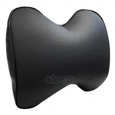 Подушка на подголовник 30х28см экокожа черная ZIPOWER ZiPOWER арт. PM0470