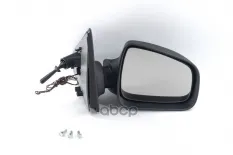 Зеркало боковое RENAULT Logan 2/Sandero 2014 тросовое ОБОГРЕВ с НАКЛАДКОЙ ПРАВОЕ в коробке ГРА GR01116 Гранд РиАл арт. GR01116