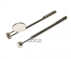 Зеркало досмотра телескопическое круглое, 30мм магнит телескопический до 1.3кг 2 предмета ЭВРИКА ЭВРИКА арт. ER-53011