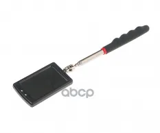 Зеркало досмотра телескопическое прямоугольное с подсветкой мягкой ручкой до 863.6мм 63.5мм ЭВРИКА ЭВРИКА арт. ER-53036