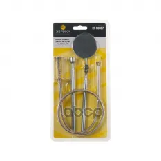 Зеркало досмотра телескопическое круглое 50мм магнит телескопический до 1.3кг захват ЭВРИКА ЭВРИКА арт. ER-53037