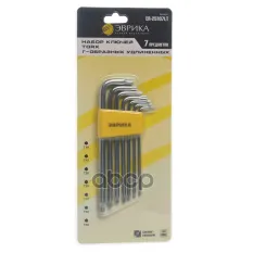 Набор ключей TORX T10-Т40 Г-образных удлиненных 7 предметов ЭВРИКА ЭВРИКА арт. ER-25107LT